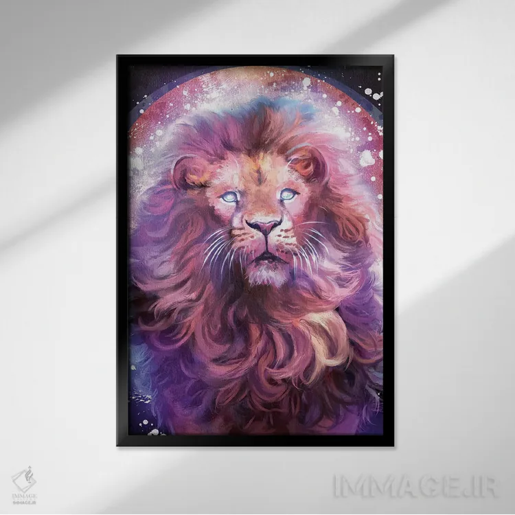 تابلو دکوراتیو نووا اثر لوییز گلبی - نمای قابدار مشکی