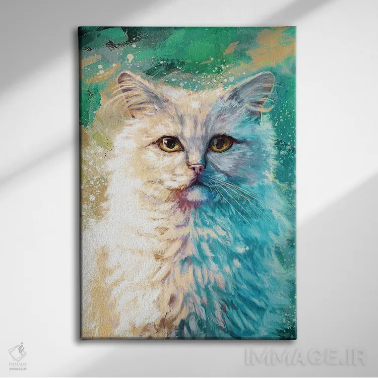 تابلو دکوراتیو پرشین اثر لوییز گلبی - نمای روبهرو روی دیوار