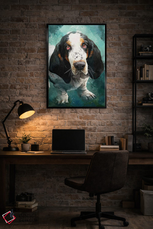 تابلو دکوراتیو بست هاوند اثر لوییز گلبی - D5B