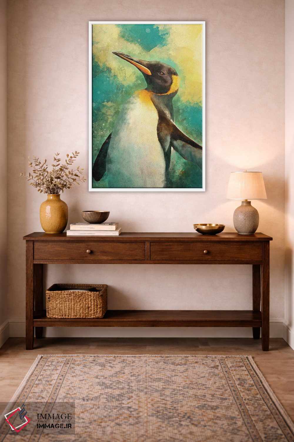 تابلو دکوراتیو پنگوئن اثر لوییز گلبی - D2W