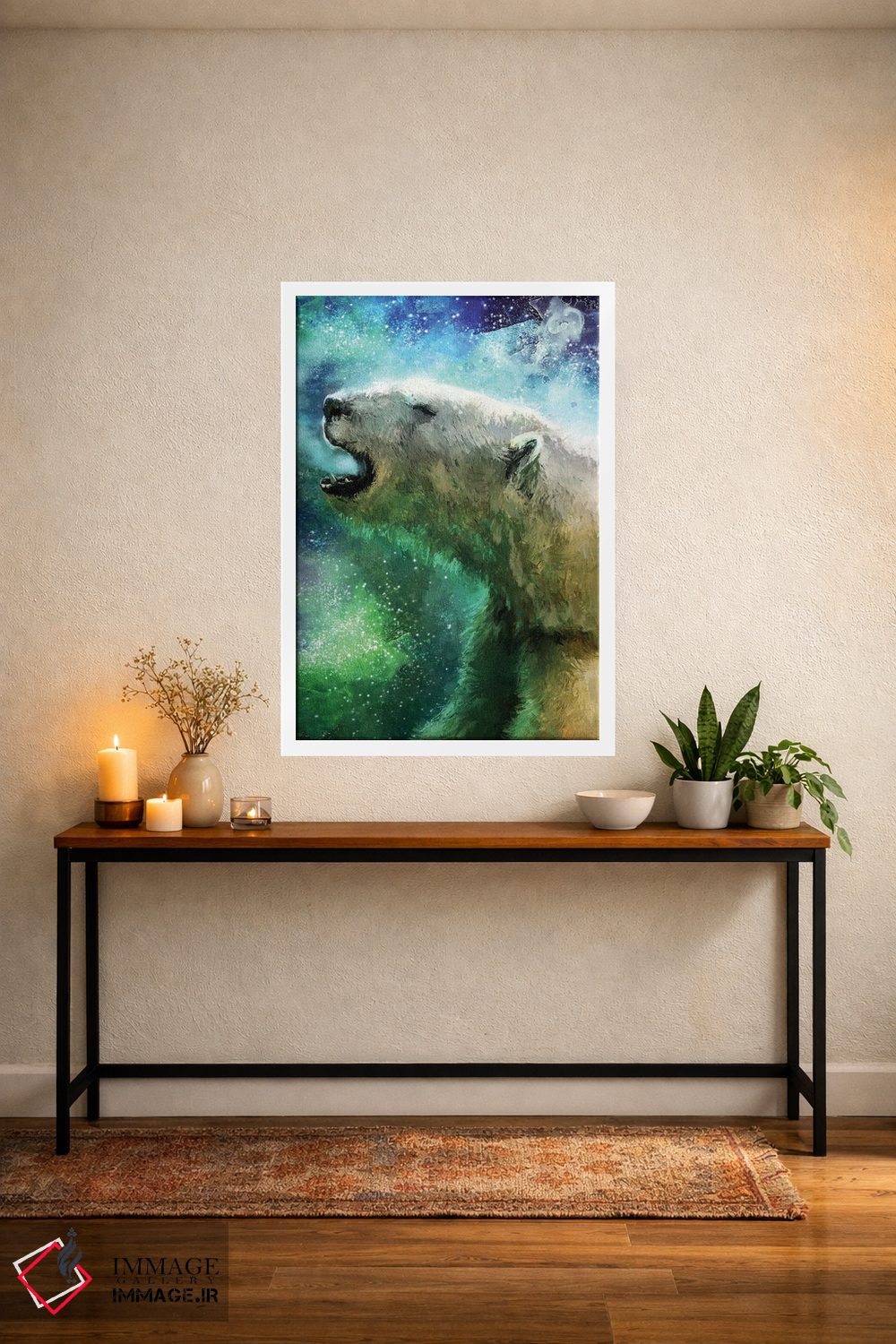 تابلو دکوراتیو شفق قطبی اثر لوییز گلبی - D3W