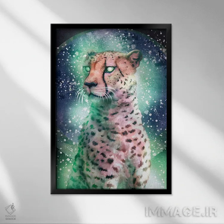 تابلو دکوراتیو یشم اثر لوییز گلبی - نمای قابدار مشکی