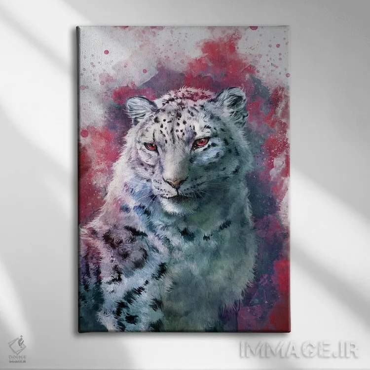 تابلو دکوراتیو اسکارلت اثر لوییز گلبی - نمای روبهرو روی دیوار