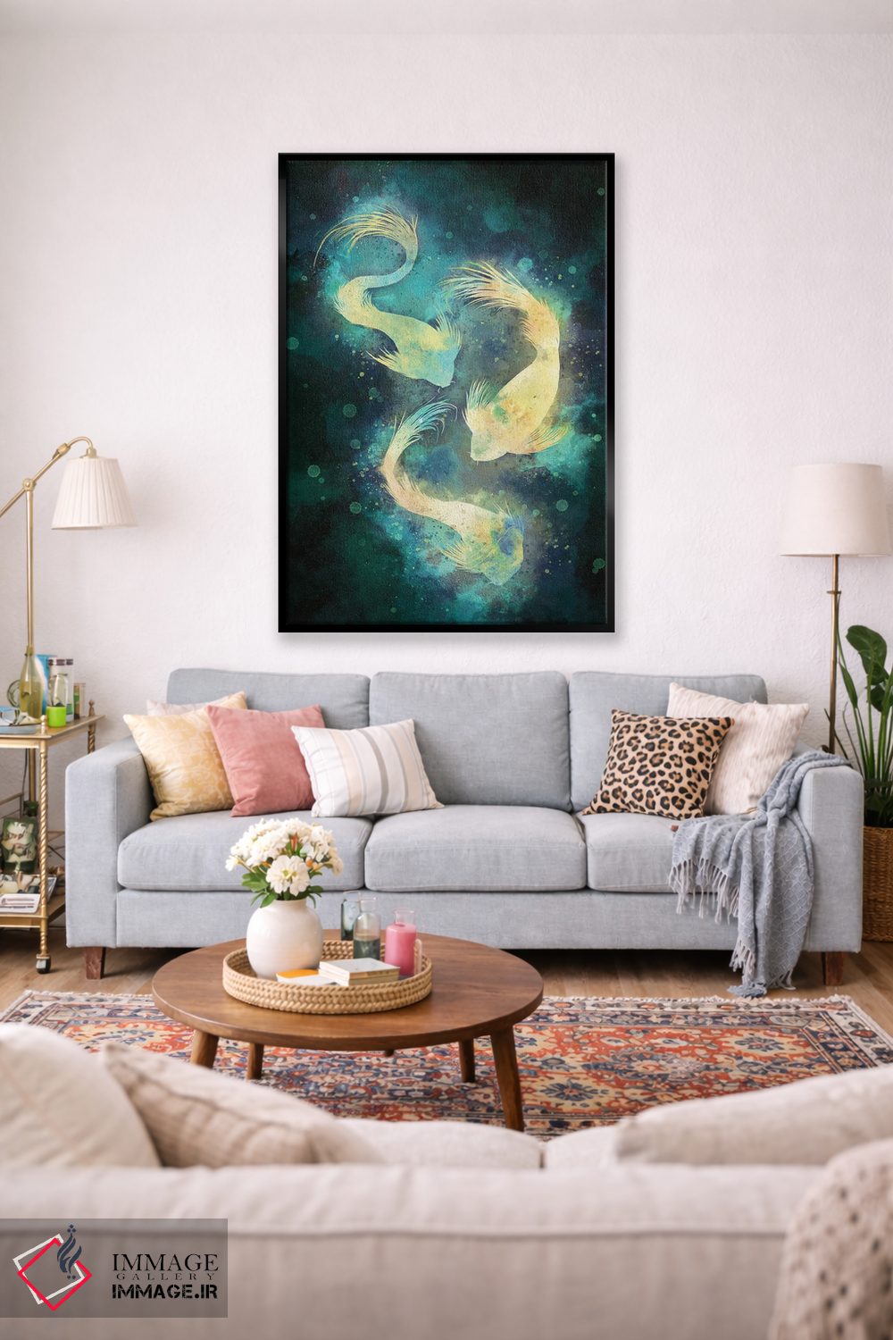 تابلو دکوراتیو ماهی اثر لوییز گلبی - D1B