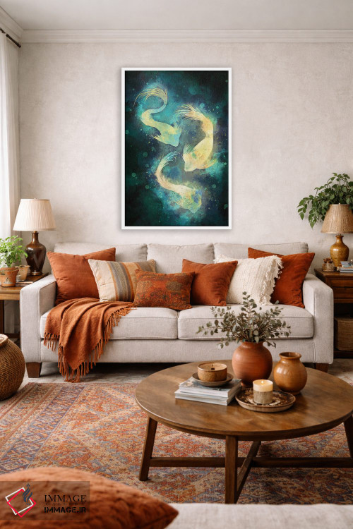 تابلو دکوراتیو ماهی اثر لوییز گلبی - D2W