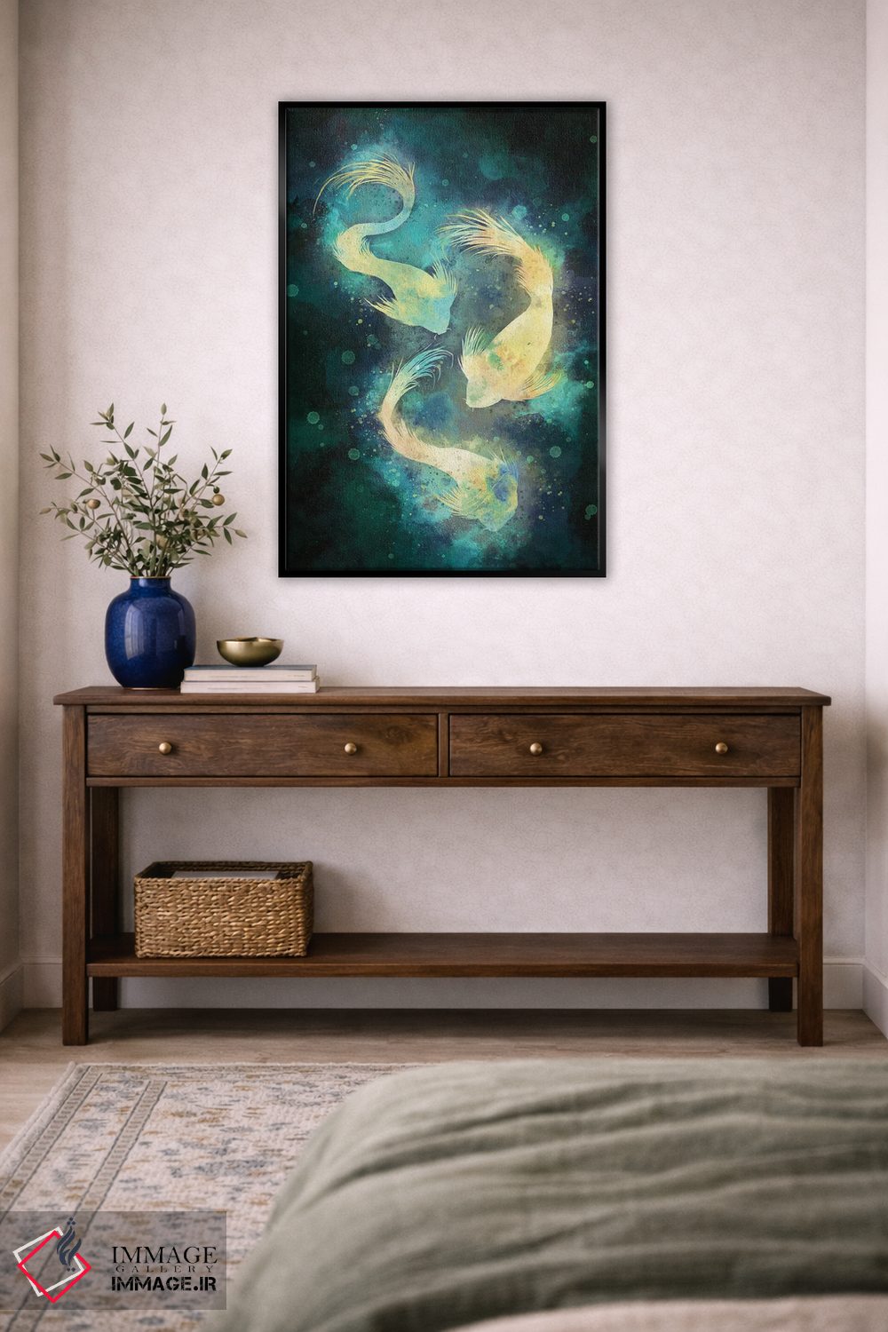 تابلو دکوراتیو ماهی اثر لوییز گلبی - D5B