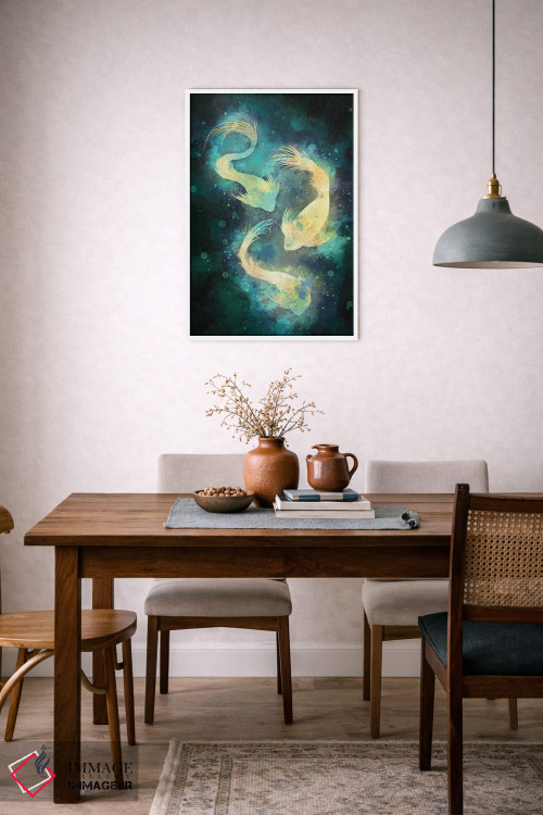 تابلو دکوراتیو ماهی اثر لوییز گلبی - D6W