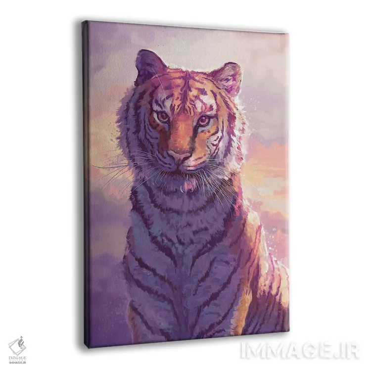 تابلو دکوراتیو ببر ابری اثر لوییز گلبی - نمای پرسپکتیو محصول