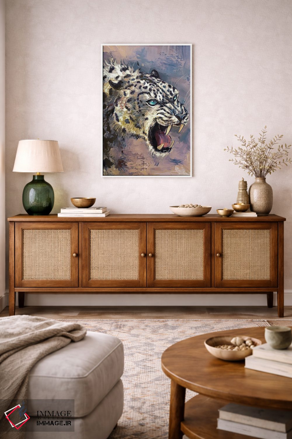 تابلو دکوراتیو غرش اثر لوییز گلبی - D2W