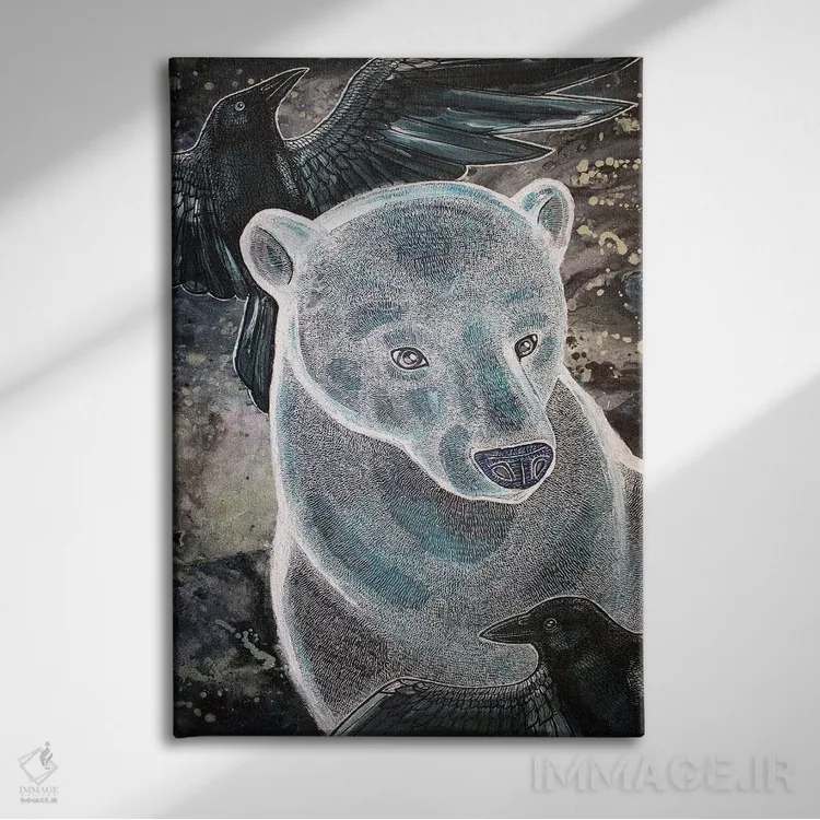 تابلو دکوراتیو وداع اثر لینت شلی - نمای روبهرو روی دیوار