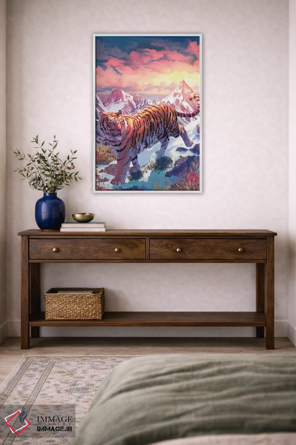 تابلو دکوراتیو کوه ببر اثر لوییز گلبی - D3W