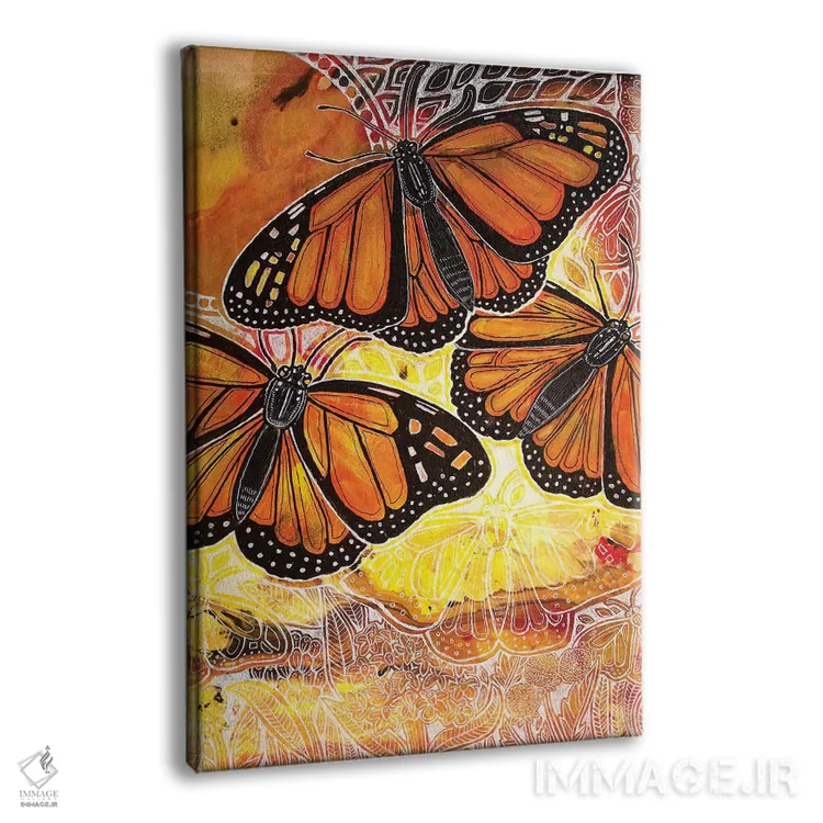 تابلو دکوراتیو پرواز شهریار اثر لینت شلی - نمای پرسپکتیو محصول