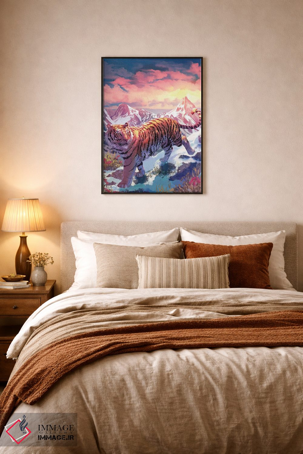 تابلو دکوراتیو کوه ببر اثر لوییز گلبی - D6B