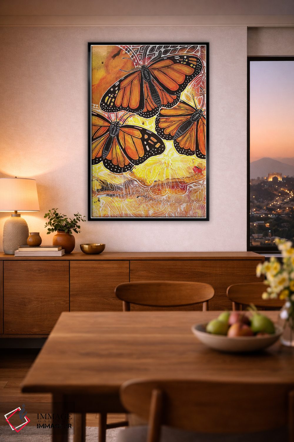 تابلو دکوراتیو پرواز شهریار اثر لینت شلی - D2B