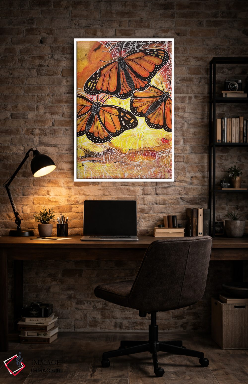 تابلو دکوراتیو پرواز شهریار اثر لینت شلی - D4W