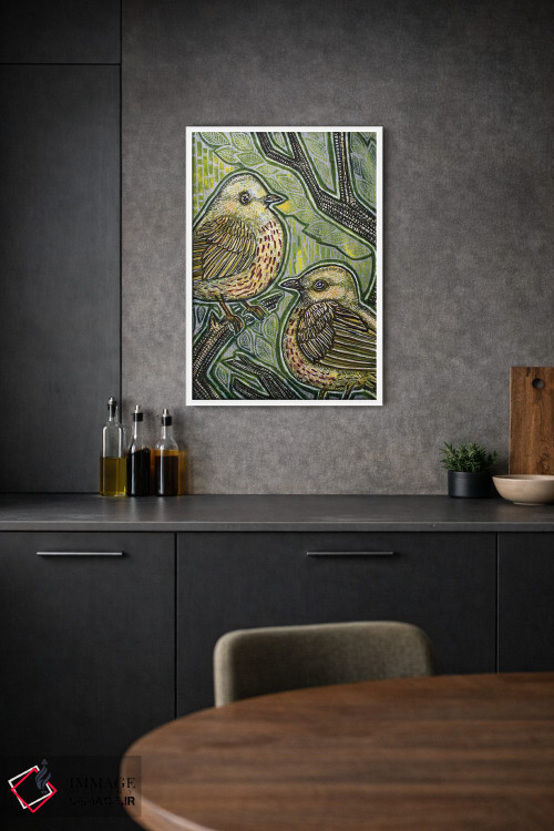 تابلو دکوراتیو دوئت اثر لینت شلی - D1W