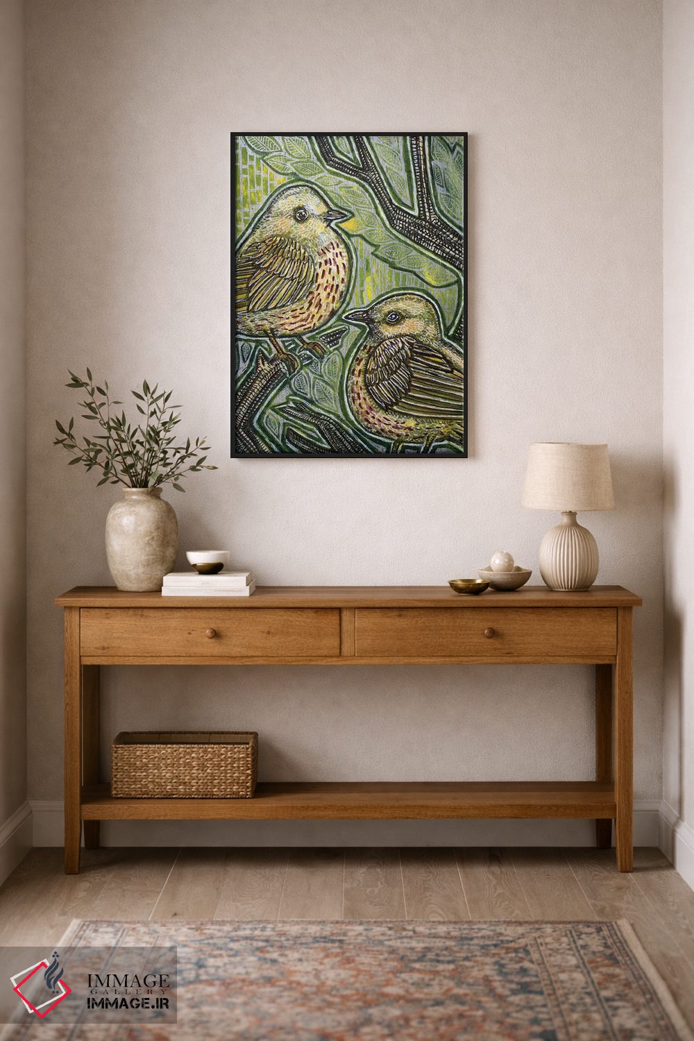 تابلو دکوراتیو دوئت اثر لینت شلی - D2B