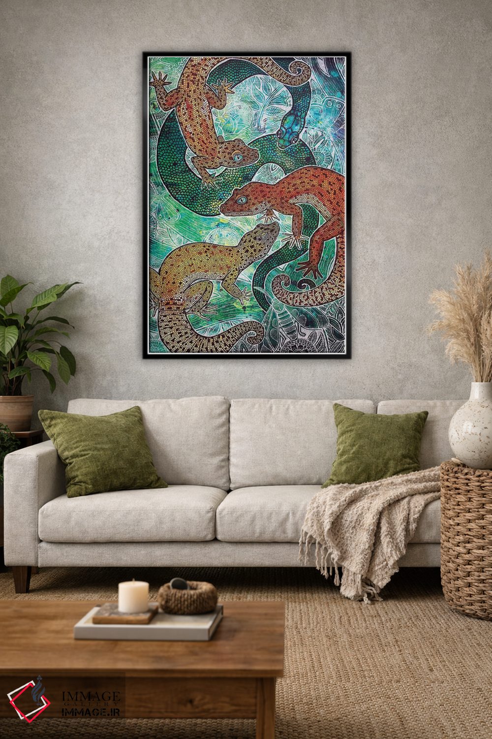 تابلو دکوراتیو هم گرایی اثر لینت شلی - D2B