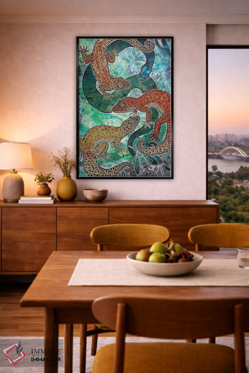 تابلو دکوراتیو هم گرایی اثر لینت شلی - D6B