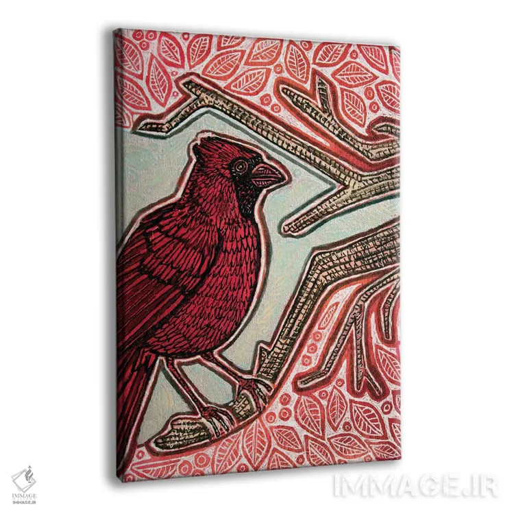 تابلو دکوراتیو کارباورال شمالی اثر لینت شلی - نمای پرسپکتیو محصول