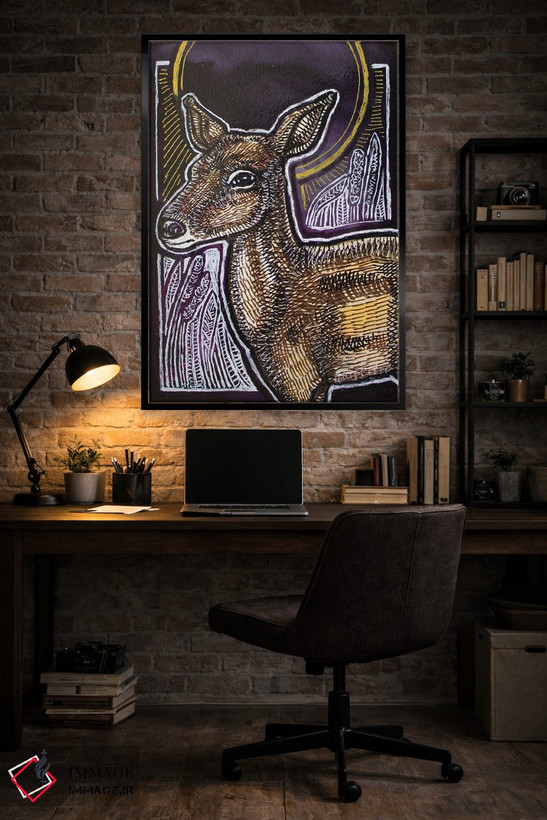 تابلو دکوراتیو آه، آهو! اثر لینت شلی - D4B