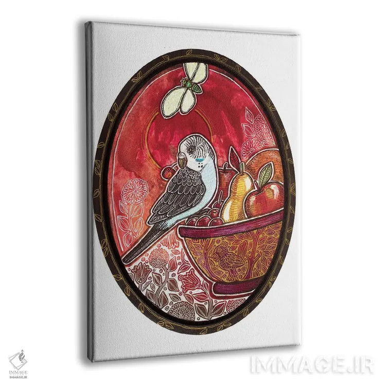 تابلو دکوراتیو چیدن گیلاس اثر لینت شلی - نمای پرسپکتیو محصول