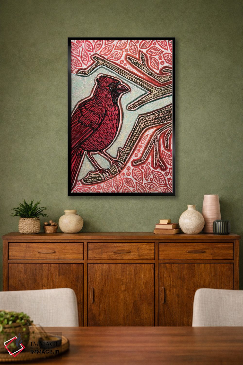 تابلو دکوراتیو کارباورال شمالی اثر لینت شلی - D2B