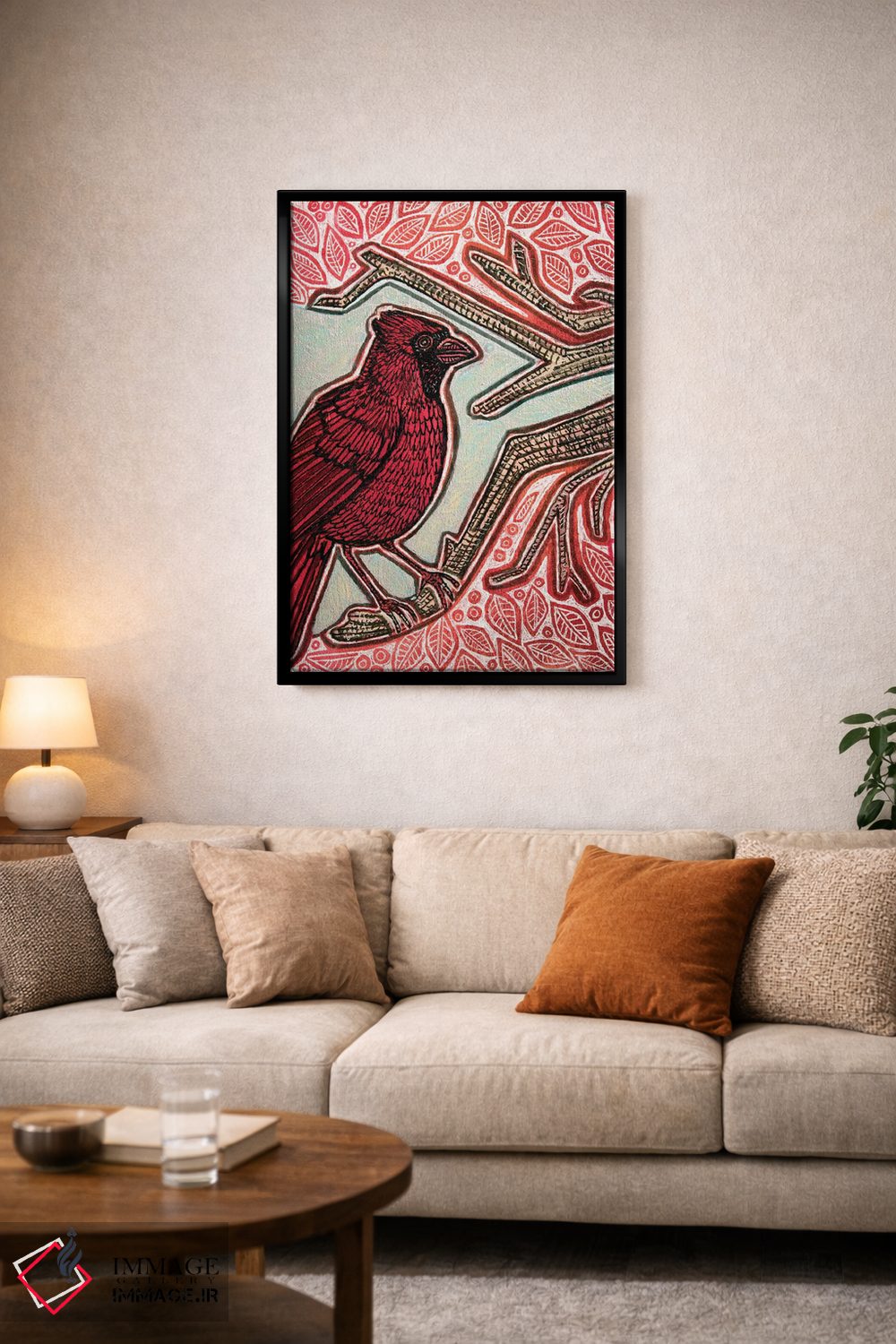 تابلو دکوراتیو کارباورال شمالی اثر لینت شلی - D5B