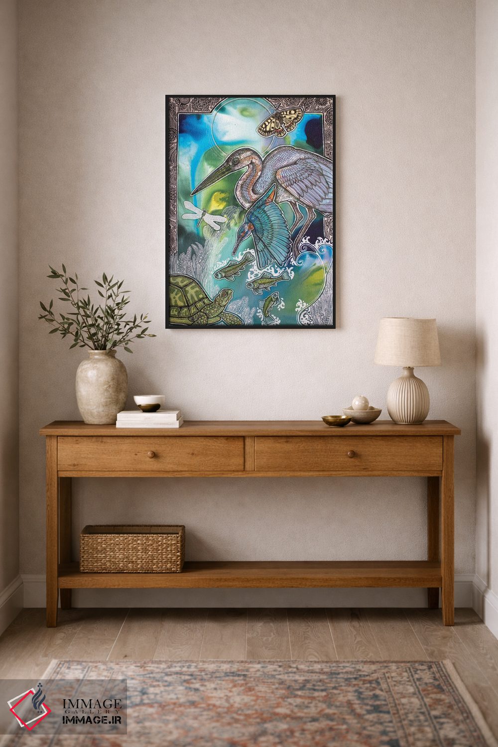 تابلو دکوراتیو شیرجه اثر لینت شلی - D1B