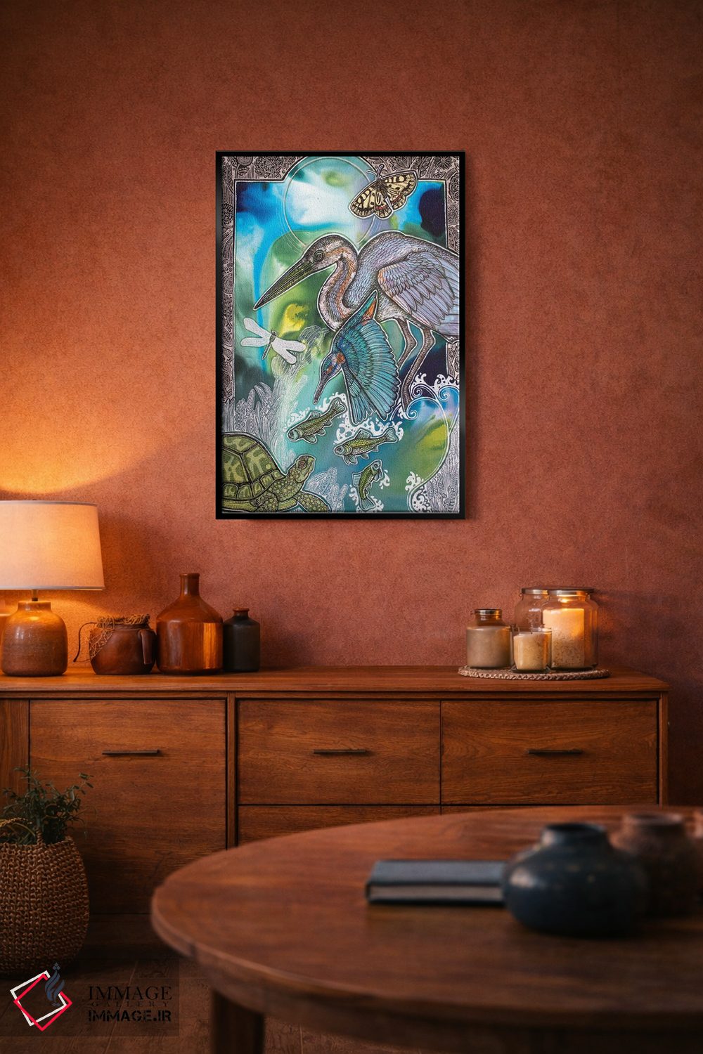 تابلو دکوراتیو شیرجه اثر لینت شلی - D5B