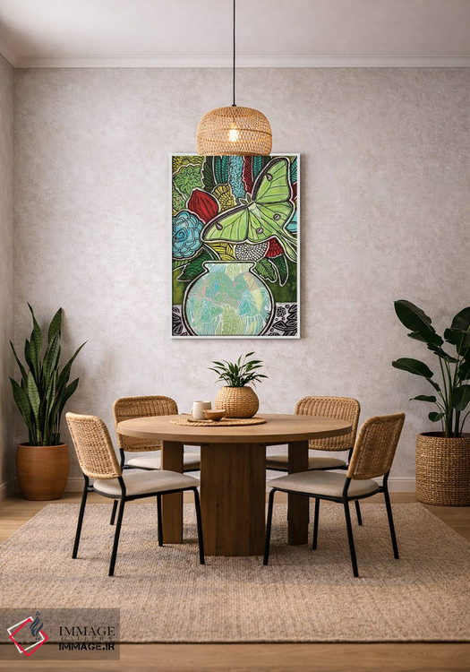 تابلو دکوراتیو شکوفه های لونا اثر لینت شلی - D3W