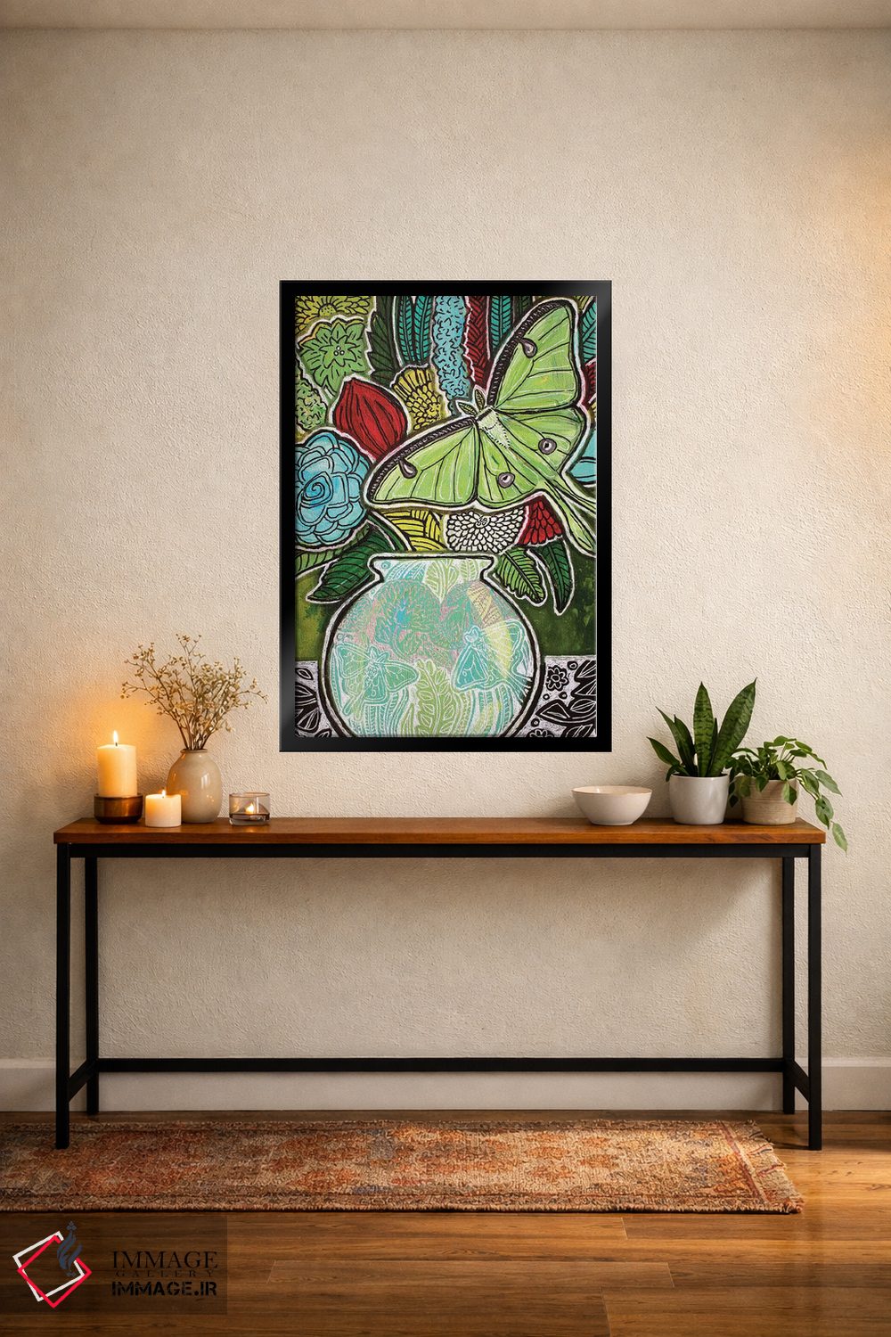 تابلو دکوراتیو شکوفه های لونا اثر لینت شلی - D5B