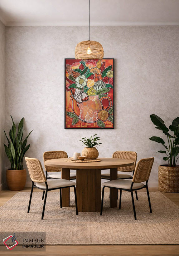 تابلو دکوراتیو چای سیاه ممتاز اثر لینت شلی - D4B