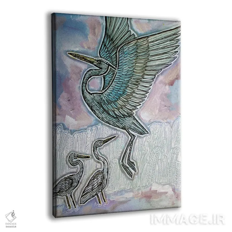 تابلو دکوراتیو به بالا و دوردست اثر لینت شلی - نمای پرسپکتیو محصول