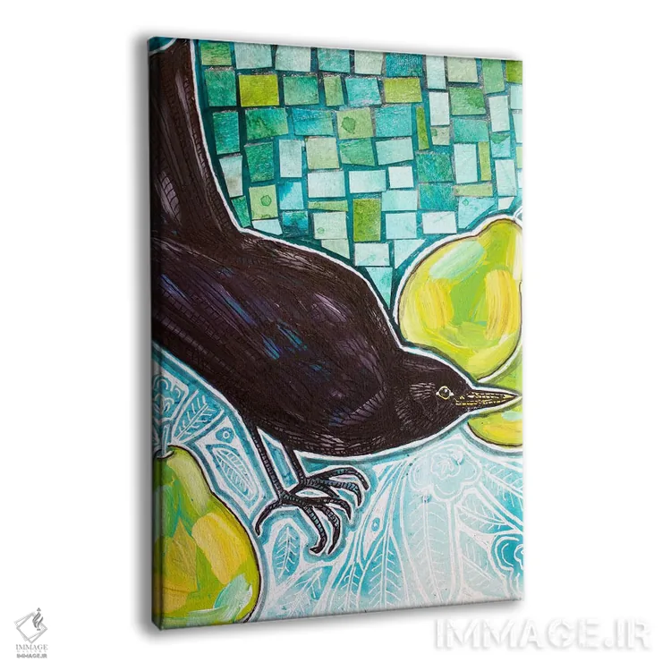 تابلو دکوراتیو گلابی شیرین اثر لینت شلی - نمای پرسپکتیو محصول