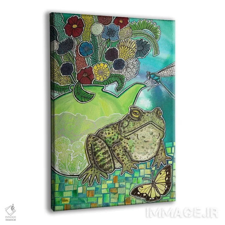 تابلو دکوراتیو چای صبحانه اثر لینت شلی - نمای پرسپکتیو محصول