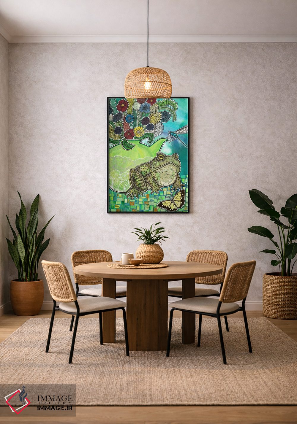 تابلو دکوراتیو چای صبحانه اثر لینت شلی - D4B