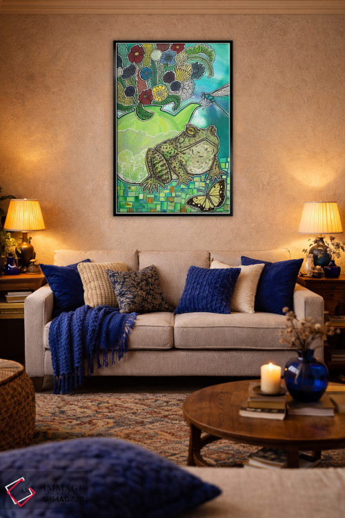 تابلو دکوراتیو چای صبحانه اثر لینت شلی - D6B