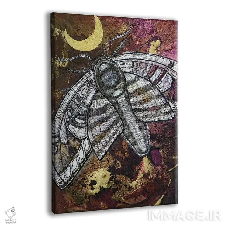 تابلو دکوراتیو پرواز شبانه اثر لینت شلی - نمای پرسپکتیو محصول