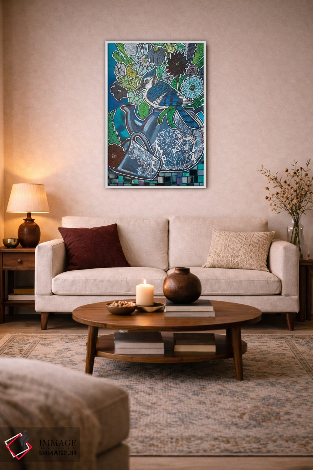 تابلو دکوراتیو چای را بریز اثر لینت شلی - D2W