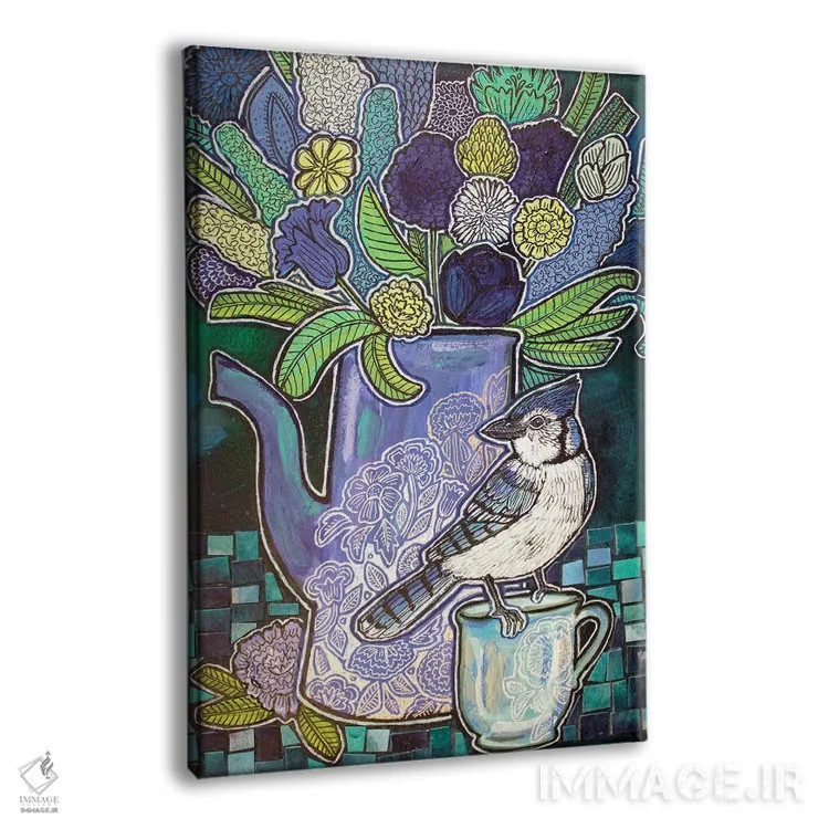 تابلو دکوراتیو قهوه صبحگاهی اثر لینت شلی - نمای پرسپکتیو محصول