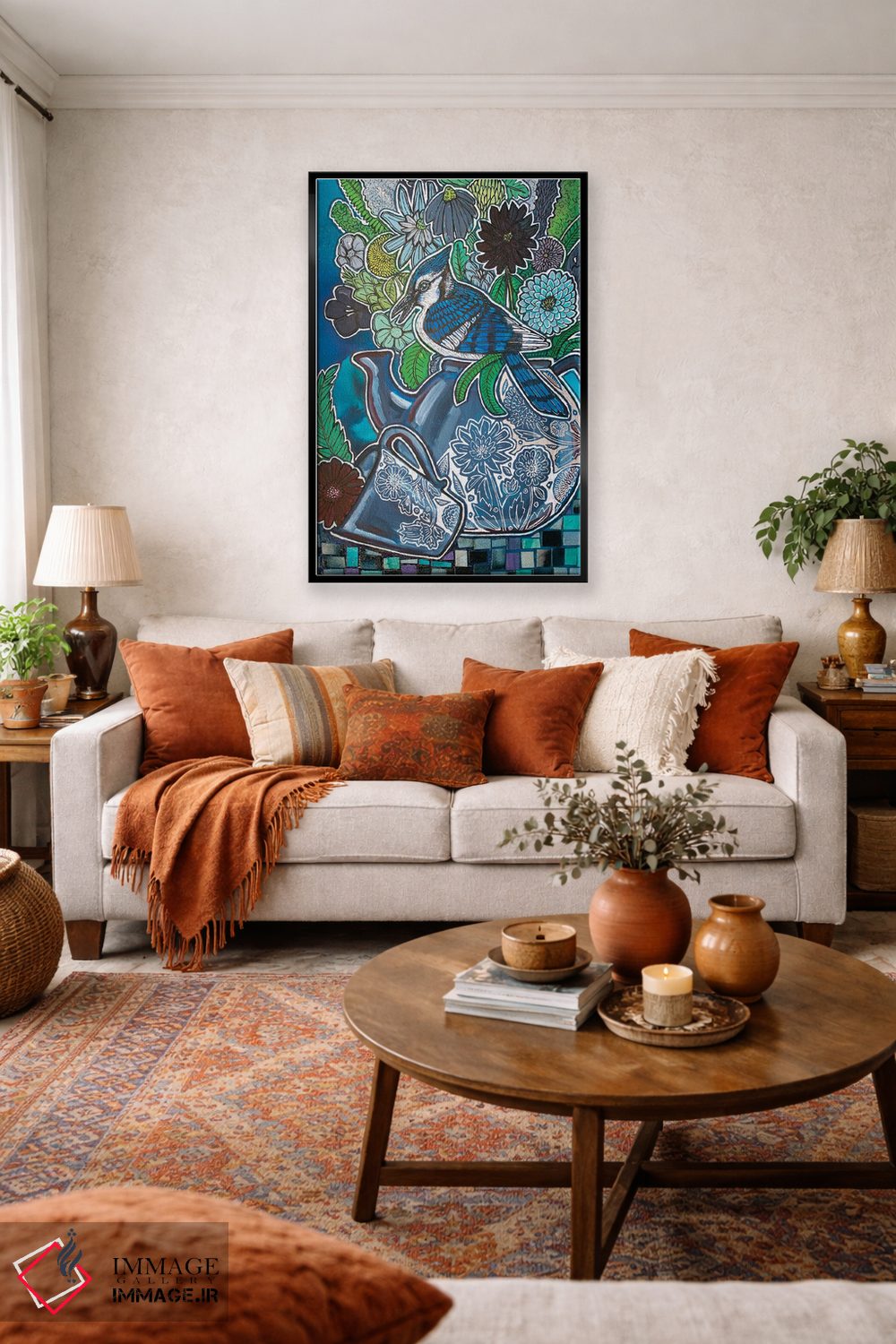 تابلو دکوراتیو چای را بریز اثر لینت شلی - D3B