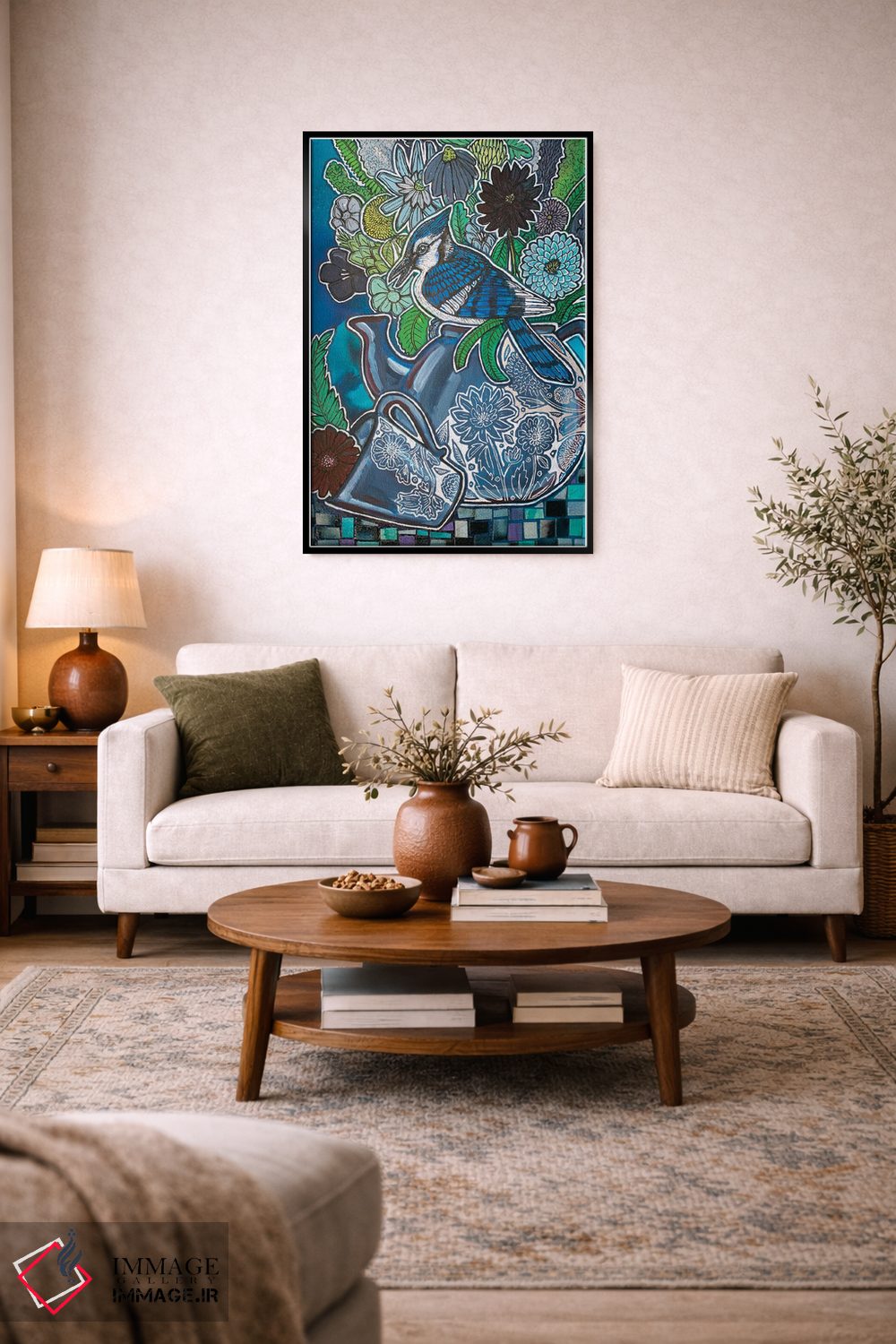 تابلو دکوراتیو چای را بریز اثر لینت شلی - D4B