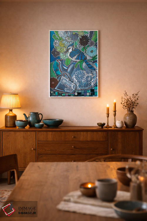 تابلو دکوراتیو چای را بریز اثر لینت شلی - D5W