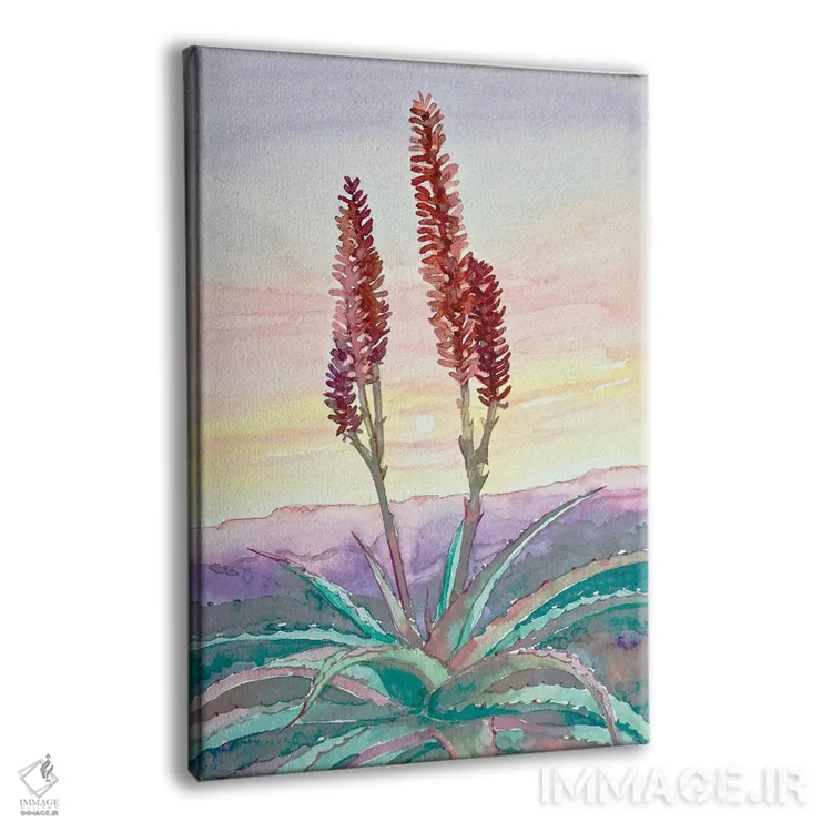 تابلو دکوراتیو غروب توپانگا شماره ۲ اثر لویزا میلیسنت - نمای پرسپکتیو محصول