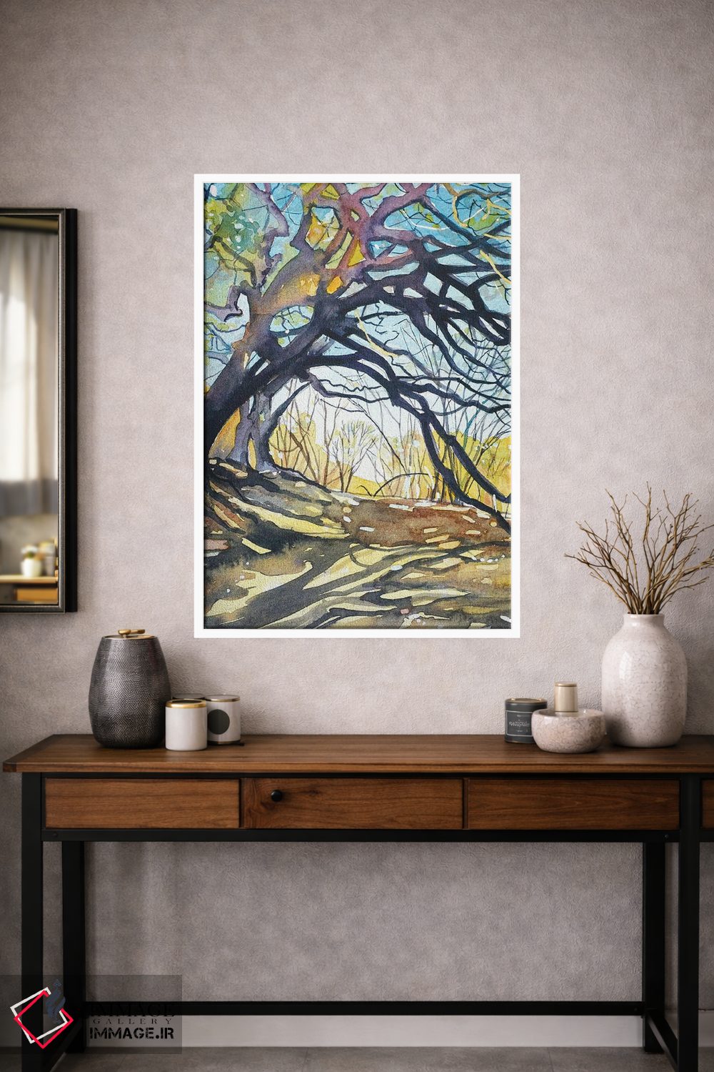 تابلو دکوراتیو بلوط ها اثر لویزا میلیسنت - D2W