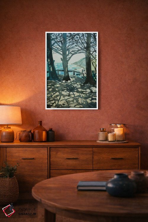 تابلو دکوراتیو نقطه راگد اثر لویزا میلیسنت - D3W