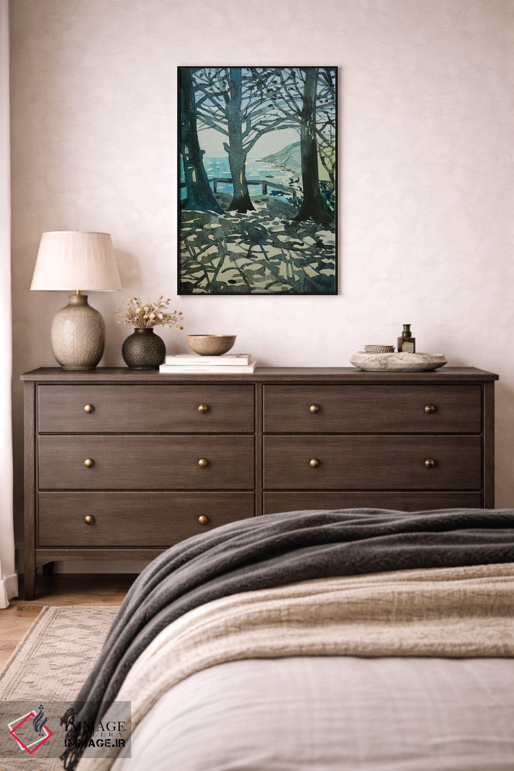 تابلو دکوراتیو نقطه راگد اثر لویزا میلیسنت - D4B