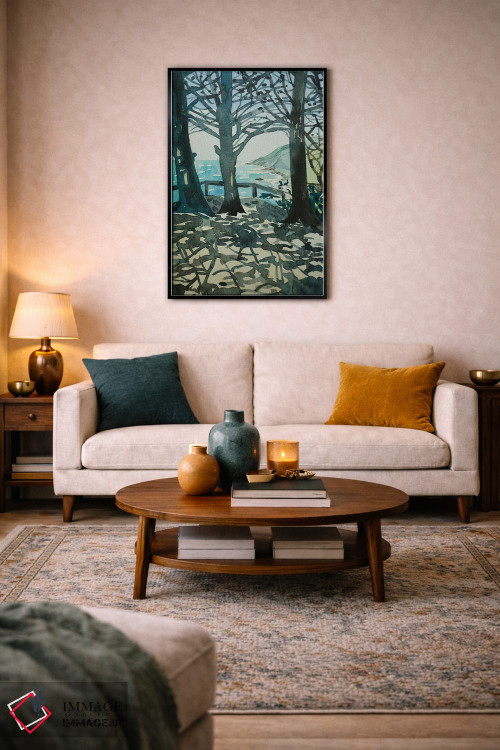 تابلو دکوراتیو نقطه راگد اثر لویزا میلیسنت - D5B