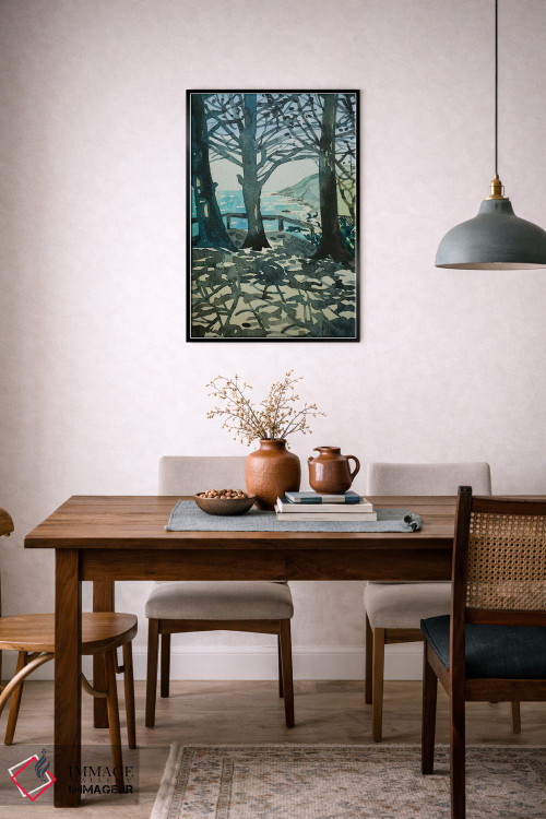 تابلو دکوراتیو نقطه راگد اثر لویزا میلیسنت - D6B